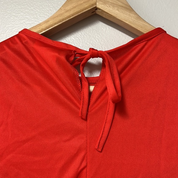 Red Angry Birds Costume Dress with Tieback and Headband for Kids - Picture 11 of 16